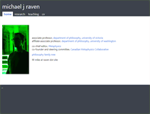 Tablet Screenshot of mikeraven.net